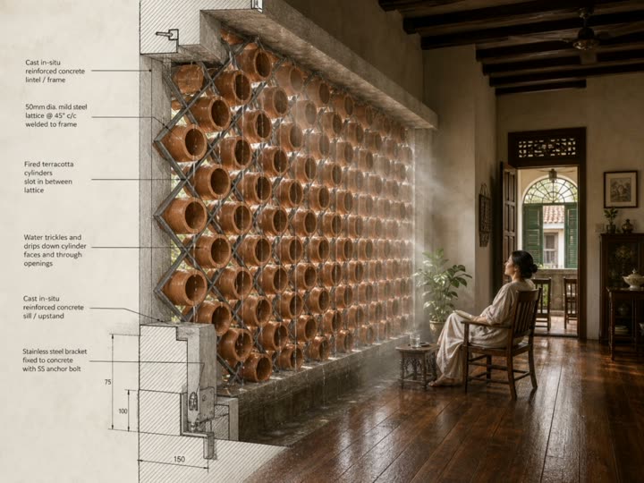The Beehive: A Terracotta Lattice That Cools